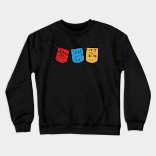 Mexican banner papel picado fiesta handmade decorations valentine's day gift Crewneck Sweatshirt